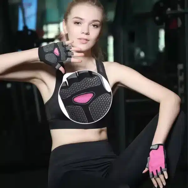 Breathable Anti-Slip Half Finger Gloves - Image 6