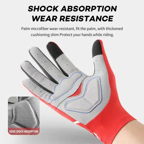 Gel Sports Full Finger Gloves - Image 3