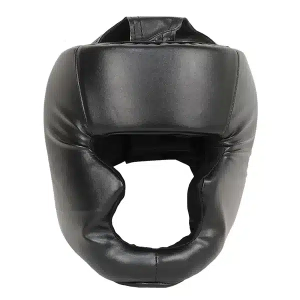 MMA Safety Boxing Gloves Helmet Head Gear & PU Leather Gloves - Image 11