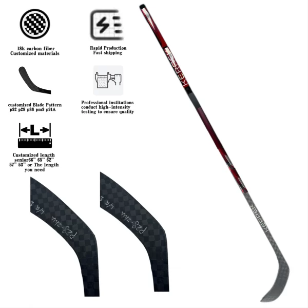 Hyperlite2 Multifunctional Shaft Street Inline Field Hockey Stick - Image 2
