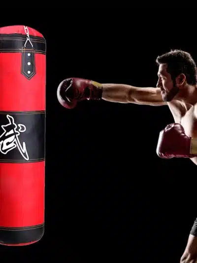 Bounce Back Sandbag Boxing Bag with Metal Chain Hook