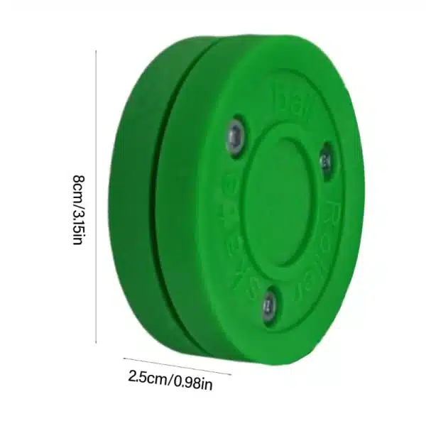 Street Hockey Puck Green Biscuit - Image 6