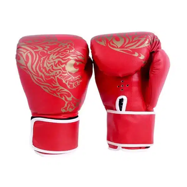 MMA Safety Boxing Gloves Helmet Head Gear & PU Leather Gloves - Image 10
