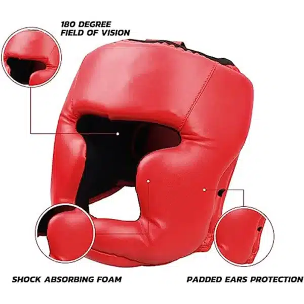 Boxing Gloves and Helmet Set - Image 3