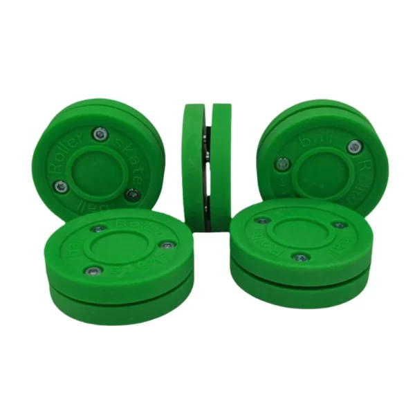 Street Hockey Puck Green Biscuit - Image 5