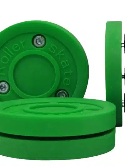 Street Hockey Puck Green Biscuit