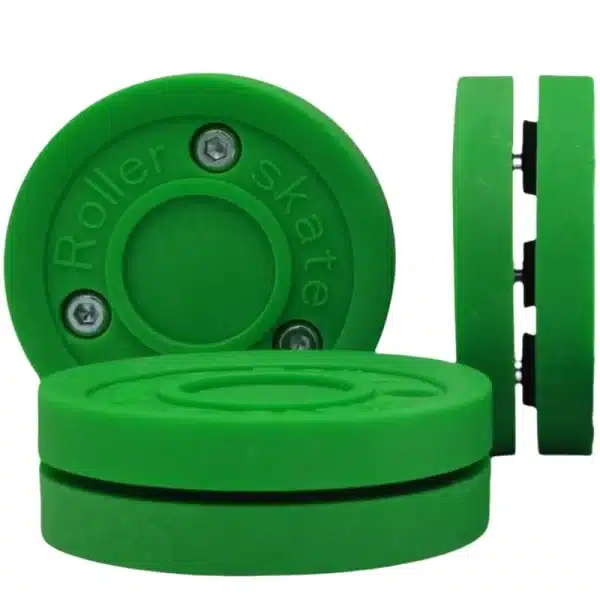 Street Hockey Puck Green Biscuit