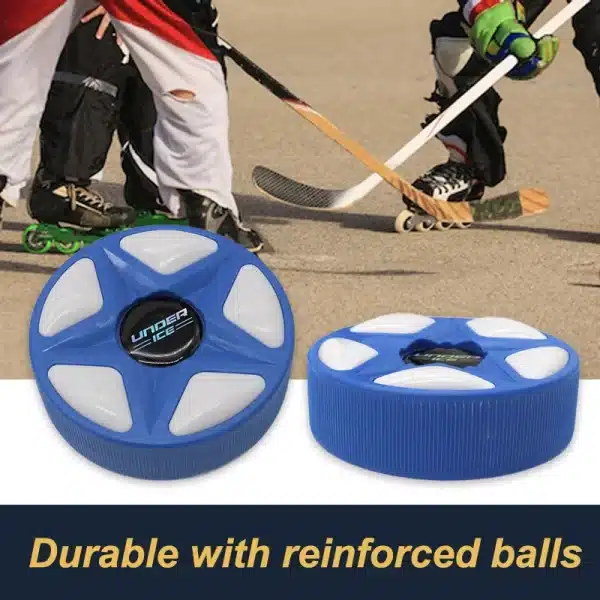 Reusable Green Biscuit Ice Hockey Puck - Image 4