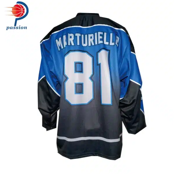 Custom Teamwear Shark Logo Ice Hockey Shirts for Training with Team Name - Image 5